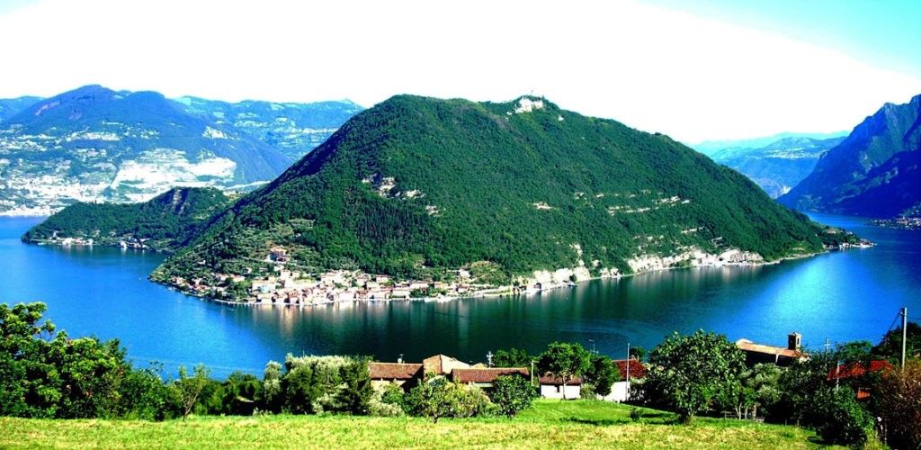 Ostrov Monte-Isola ozero Iseo