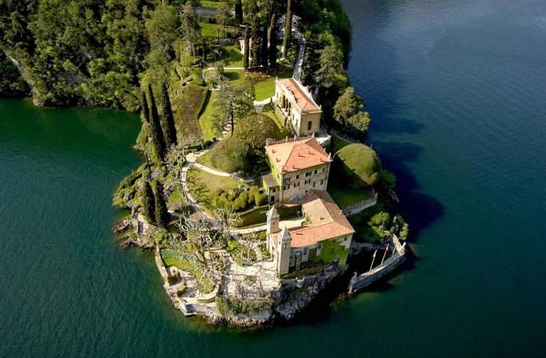 Villa del Balbianello на озере Комо