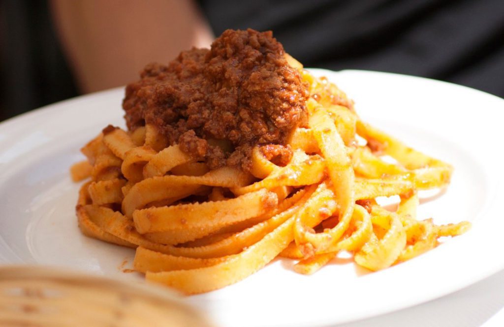 tagliatelle al ragu